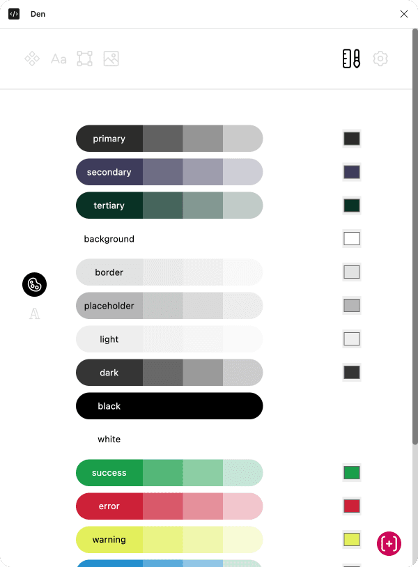 FewBox color system