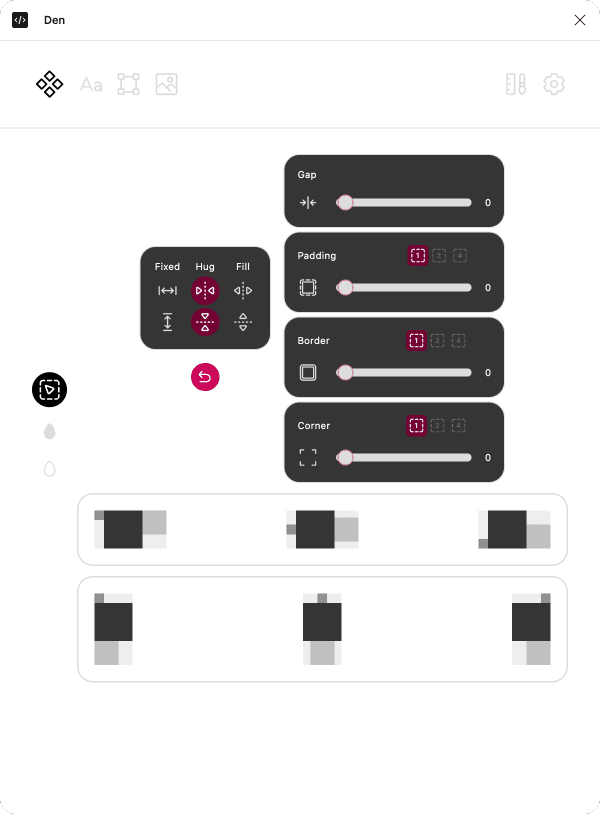 FewBox component design