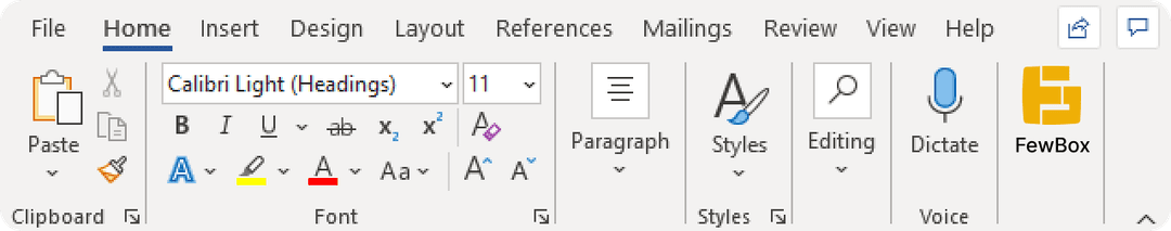 FewBox office 365 addin