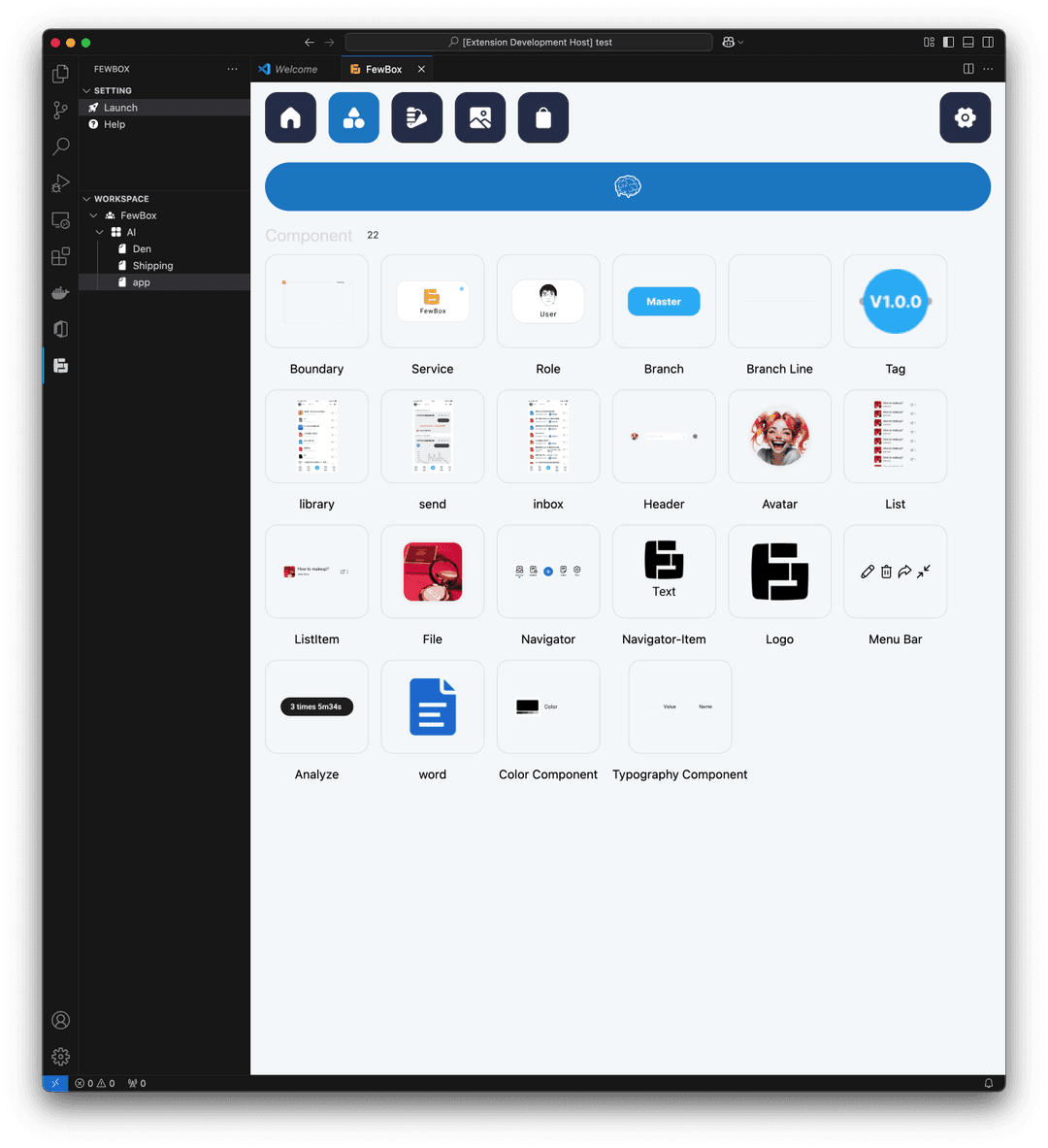 FewBox vsc component