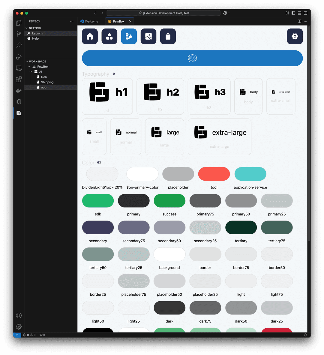 FewBox vsc design system