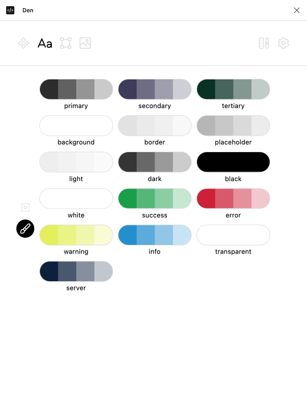 typography color